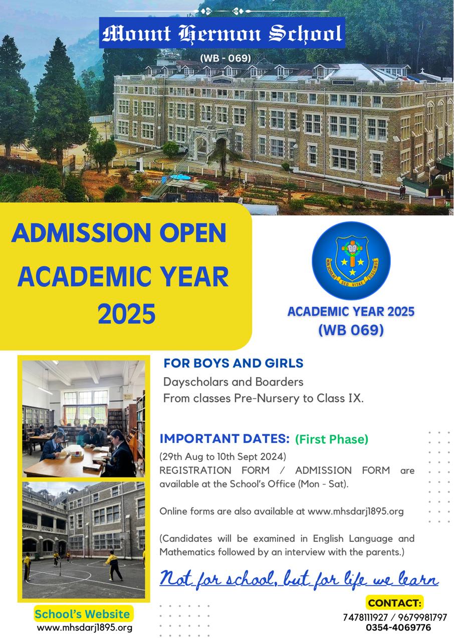 ADMISSION OPEN ACADEMIC YEAR 2025