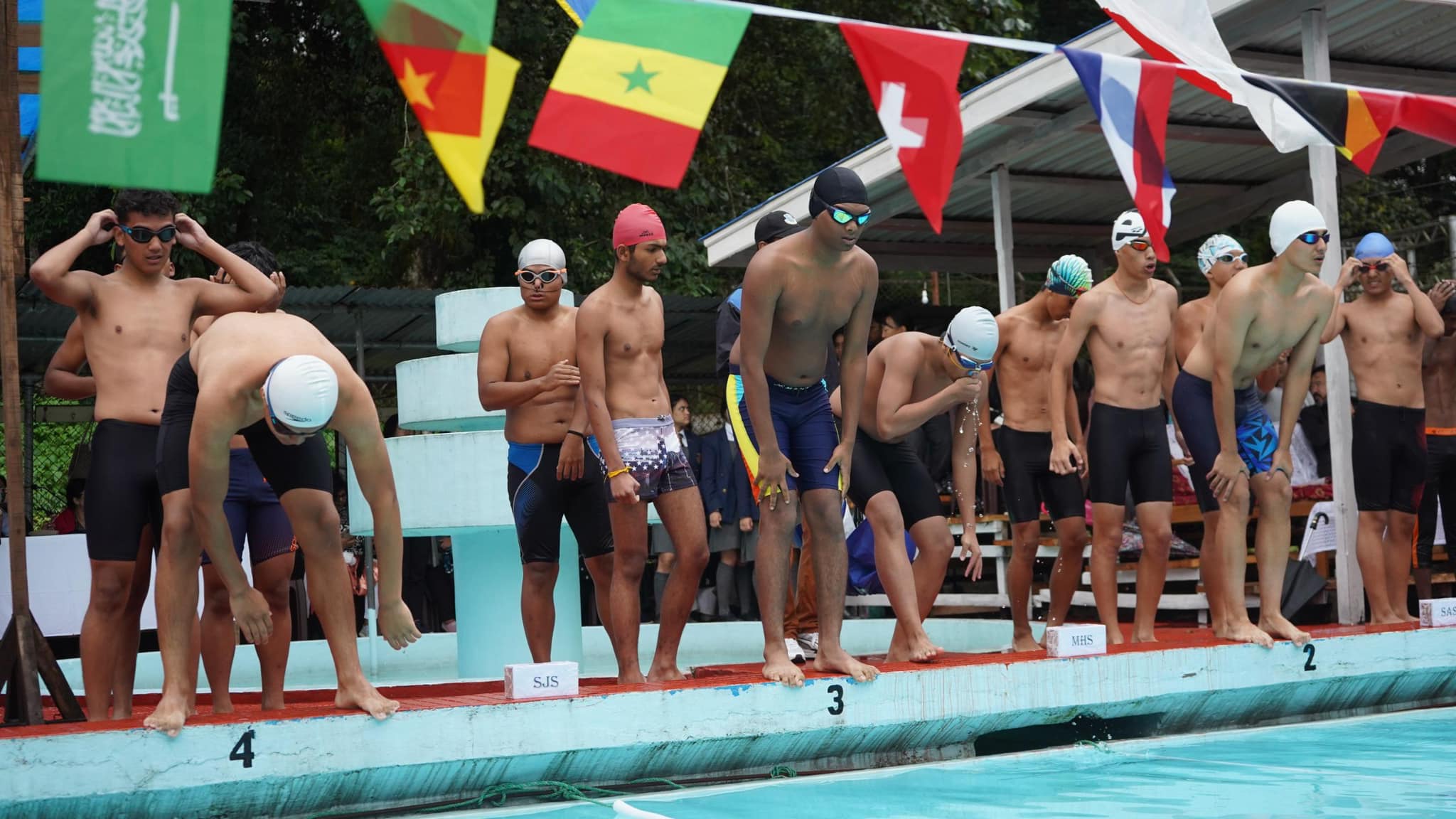 The Burns' Memorial Shield Inter School, Aquatic Meet 2024.